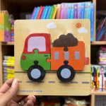 پازل مربعی صفحه کرم کامیون