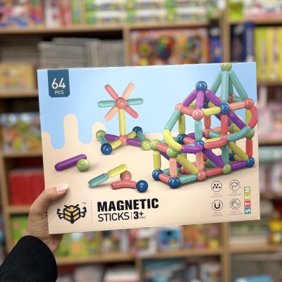 گوی و میله مگنتی64قطعه اورجینال