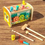 کوبه بلزدار چندکاره چوبی