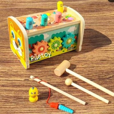 کوبه بلزدار چندکاره چوبی