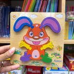 پازل مربعی صفحه کرم خرگوش