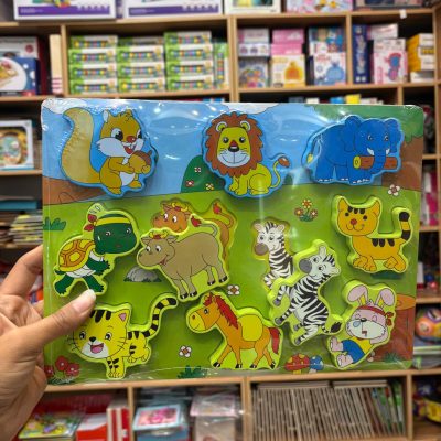 پازل برجسته جنگل سنجاب