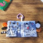 کتاب پارچه ای دمدار سیاه سفید مزرعه