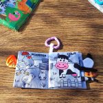 کتاب پارچه ای دمدار سیاه سفید مزرعه