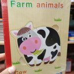 کتاب پازلی چوبی گربه و گاو