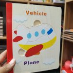 کتاب پازلی چوبی ماشین آتشنشانی