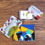 تطابق اشکال چوبی قوطی سفید