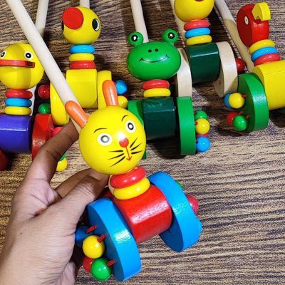 راهبر چوبی خرگوش زرد