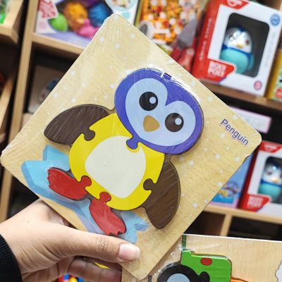 پازل مربعی صفحه کرم پنگوئن