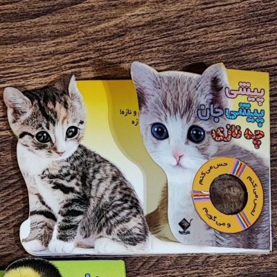 کتاب لمسی حس میکنم گربه