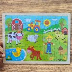 پازل دورکرم مزرعه الاغ