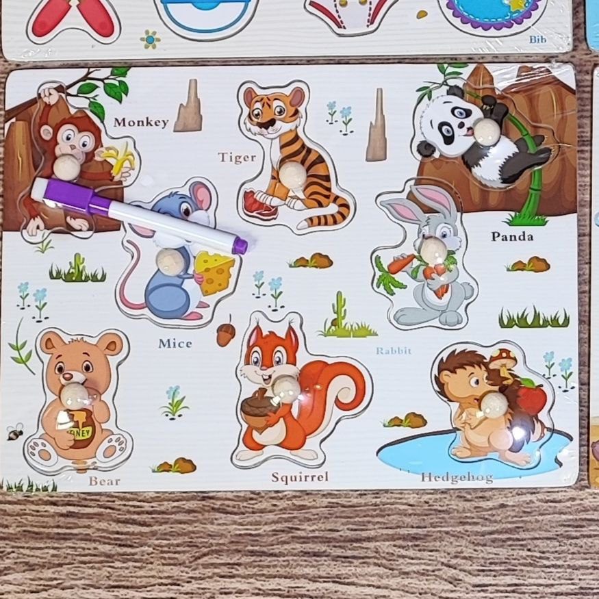 photo_2025-08-27_12-59-12 پازل پین دار پشت وایت بردی چپ بالا میمون موزدار