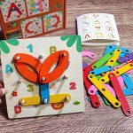 چوبچین 9پایه جعبه نارنجی