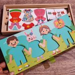 جایگذاری چوبی لباس