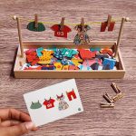 جایگذاری چوبی لباس