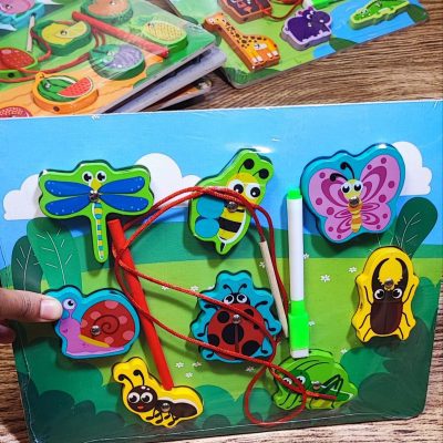 پازل مگنتی نخواره4کاره حشرات