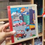 کتاب پازلی چوبی تمام نقلیه