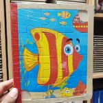 کتاب پازلی چوبی تمام هشت پا