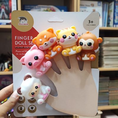 عروسک انگشتی سیلیکونی روباه خندون