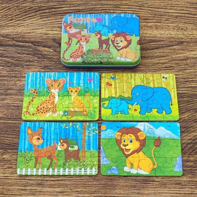 پازل 4در1 شیر