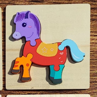 پازل مربعی پاستیلی یونیکورن