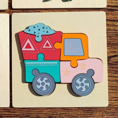 پازل مربعی پاستیلی کامیون