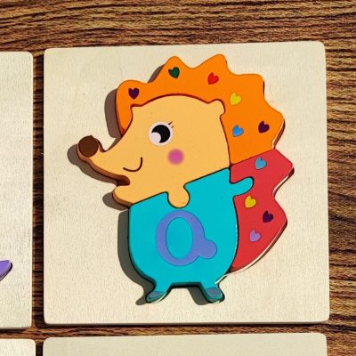 پازل مربعی پاستیلی جوجه تیغی