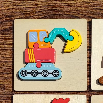 پازل مربعی پاستیلی بلدورز