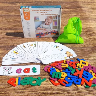 پک آموزش زبان چوبی با کارت