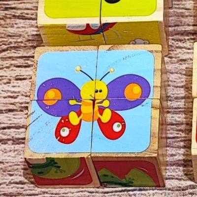 پازل6وجهی4کعبی کفشدوزک و گربه