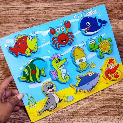 پازل برجسته دریایی فک پایین