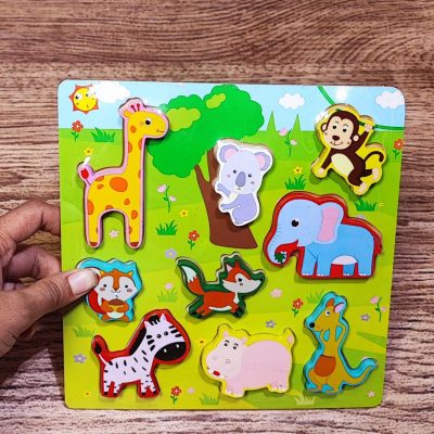 پازل برجسته مربعی جنگل