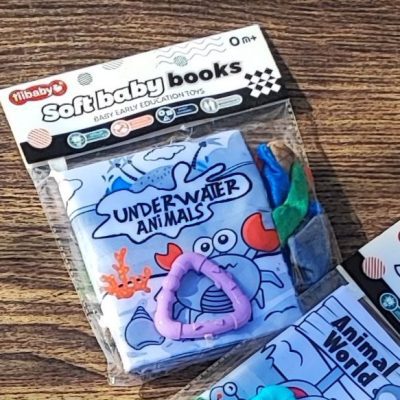 کتاب پارچه ای دمدار سیاه سفید دریایی