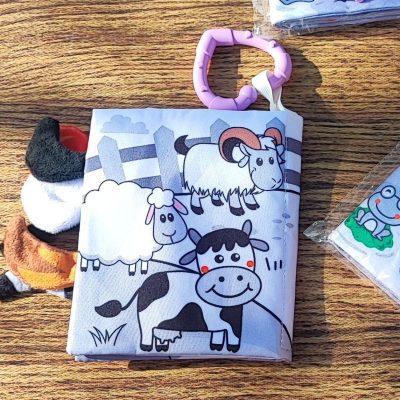 کتاب پارچه ای دمدار سیاه سفید مزرعه