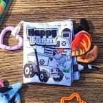 کتاب پارچه ای دمدار سیاه سفید مزرعه