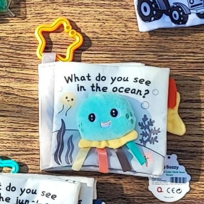 کتاب پارچه ای برجسته هشتپا