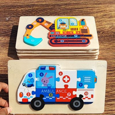 پازل 10 قطعه برجسته آمبولانس