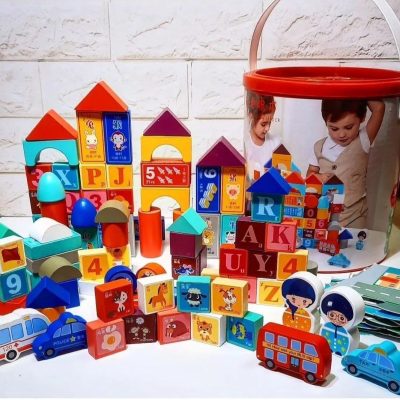 بریکس 100قطعه چوبی معبد