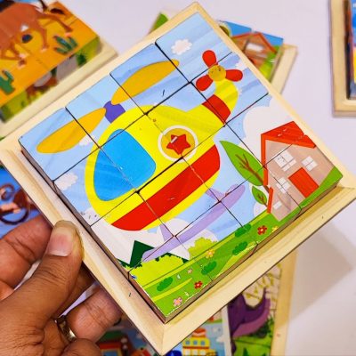 پازل6وجهی16کعبی کفی دار نقلیه