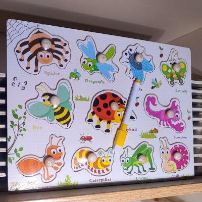 پازل پین دار پشت وایت بردی چپ بالا عنکبوت