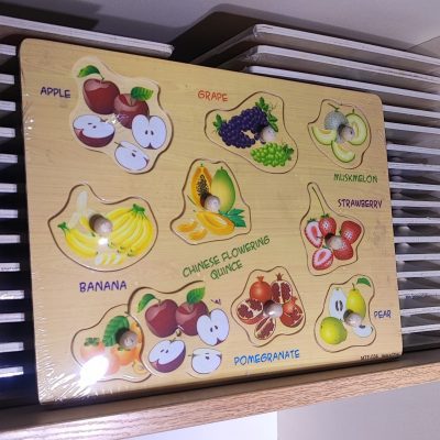 پازل پین دار میوه تیره