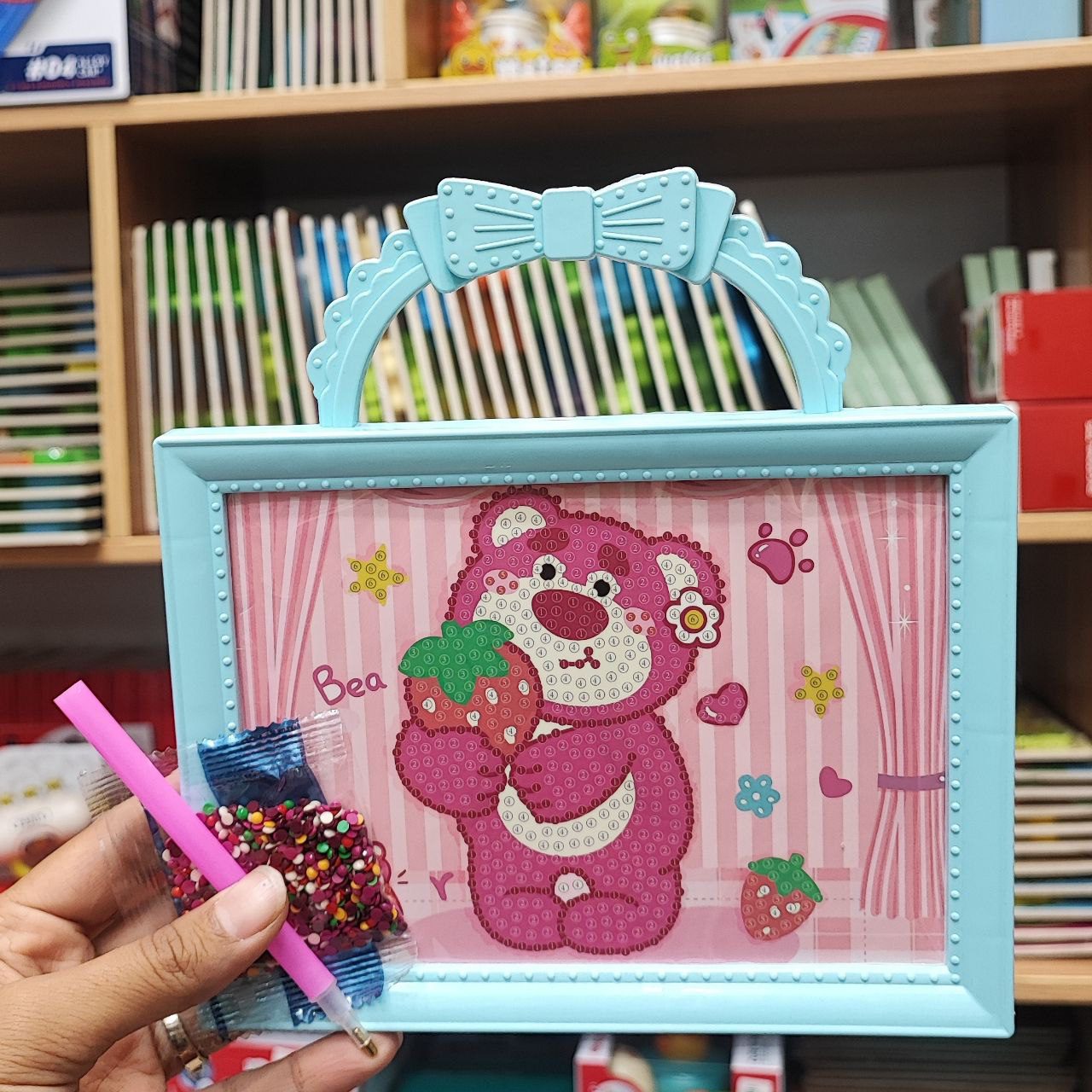 photo_2025-08-30_15-19-40 نقاشی الماسی خرس صورتی