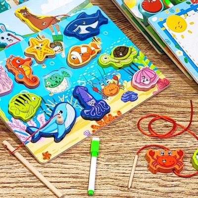 پازل مگنتی نخواره4کاره دریایی