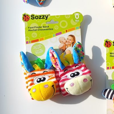 جوراب سوزی نارنجی صورتی