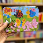 پازل 4در1 گربه نارنجی دار قوطی آسیب دیده