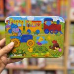 پازل 4در1 گربه نارنجی دار قوطی آسیب دیده