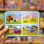 پازل 4در1 گربه نارنجی دار قوطی آسیب دیده