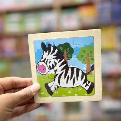 پازل چوبی تخت 9تکه گورخر