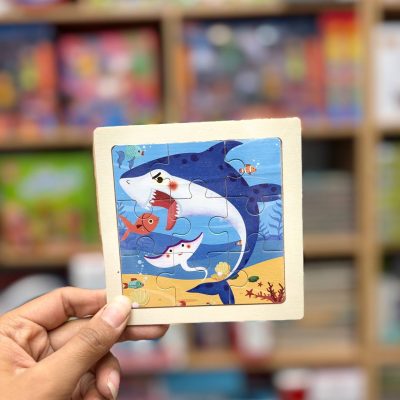 پازل چوبی تخت 9تکه کوسه