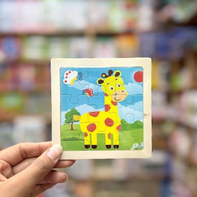 پازل چوبی تخت 9تکه زرافه